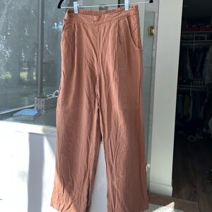 Me & Arrow Linen Blend Pants size small